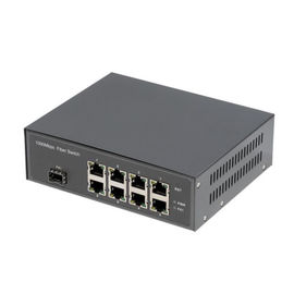 Multi UTP Fiber Optic POE Switch , Network Media Converter With SFP Slot