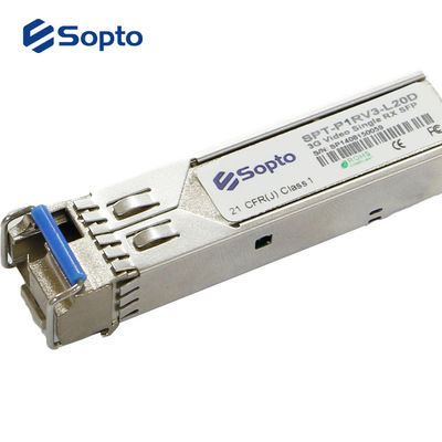 Duplex LC Video 3G SDI 20km Sfp Fiber Optic Transceiver